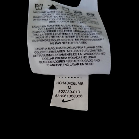 Nike women's running short. Black with white stripe down side of each leg. - Picture 4 of 6